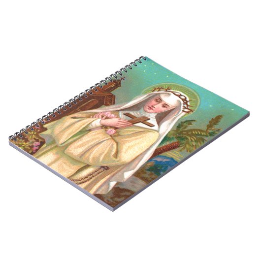 Rose Lima durch Nacht (M 024) Notizblock (Linke Seite)