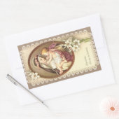 Rose Lima Rechteckiger Aufkleber (Umschlag)