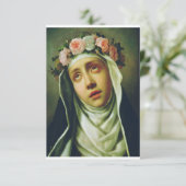 Rose Lima von Francesco de Mura Dankeskarte (Stehend Vorderseite)