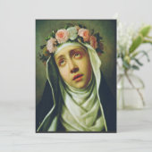 Rose Lima von Francesco de Mura Einladung (Stehend Vorderseite)