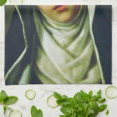 Rose Lima von Francesco de Mura Geschirrtuch (Gefaltet)