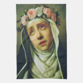 Rose Lima von Francesco de Mura Geschirrtuch (Vertikal)