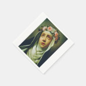 Rose Lima von Francesco de Mura Serviette (Ecke)