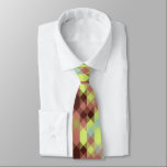 rose, lime, yellow and coffee bean geometric krawatte<br><div class="desc">rose,  lime,  yellow and coffee bean geometric</div>