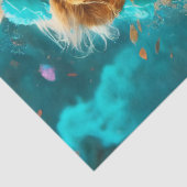 Rose Lion King Tissue Paper Seidenpapier (Ausschnitt)