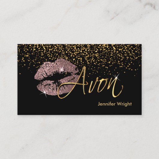 Rose Lippen 2 Visitenkarte (Vorderseite)