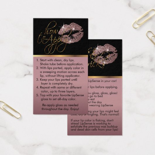Rose Lips - Anwenden und Tipps (Büro)