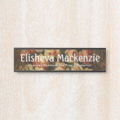 Rose LMFT Therapist Office Türschild Plakat (Vorderseite )