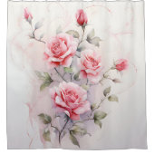 Rose Locarno Duschvorhang (Vorderseite)