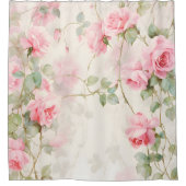Rose Locarno Duschvorhang (Vorderseite)