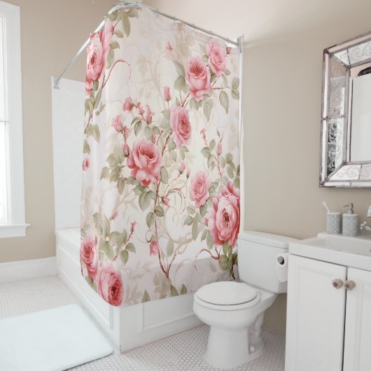 Rose Locarno Duschvorhang (Beispiel)