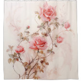 Rose Locarno Duschvorhang (Vorderseite)