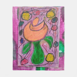 Rose L'Orange Fleecedecke