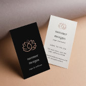 Rose-Lotus-Logo | Yoga Wellness Massage Visitenkarte