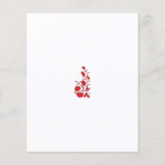 Rose Madder, Blumendesign von Thunderbird (Vorderseite)