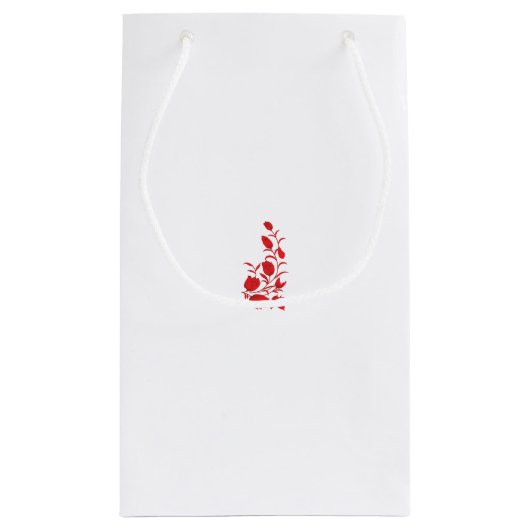 Rose Madder, Blumendesign von Thunderbird Kleine Geschenktüte (Rückseite)