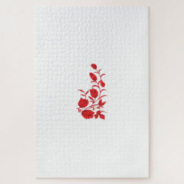 Rose Madder, Blumendesign von Thunderbird Puzzle