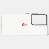 Rose Madder, Blumendesign von Thunderbird Samsung Galaxy Hülle (Linke Seite)