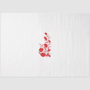 Rose Madder, Blumendesign von Thunderbird Seidenpapier