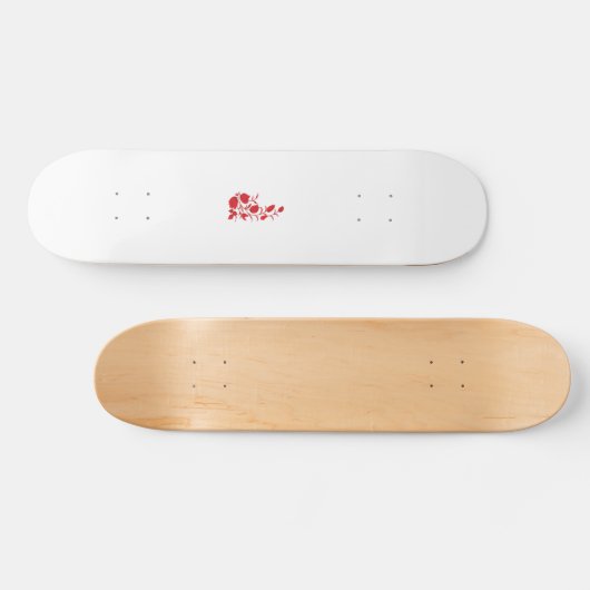 Rose Madder, Blumendesign von Thunderbird Skateboard (Horizontal)