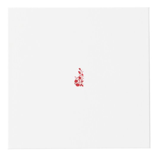 Rose Madder, Blumendesign von Thunderbird Würfel (Vorderseite)