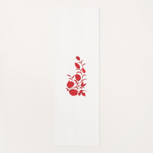 Rose Madder, Blumendesign von Thunderbird Yogamatte (Vorderseite)
