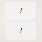 Rose Madder, Lava Red, Blumendesign (Vorne & Hinten)