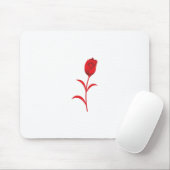 Rose Madder, Lava Red, Blumendesign Mousepad (Mit Mouse)
