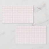 Rose Madder, Lava Red, Blumendesign Platzkarte (Vorne/Hinten)