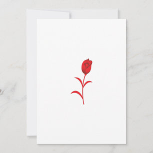 Rose Madder, Lava Rot, florales Design Feiertagskarte