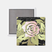 ROSE MAGNET (Vorderseite/Rückseite)