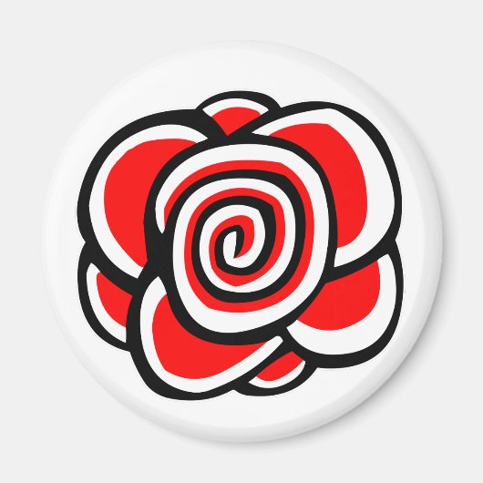 Rose Magnet (Vorne)