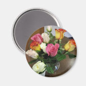 Rose Magnet (Vorderseite/Rückseite)