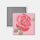 Rose Magnet (Vorderseite/Rückseite)
