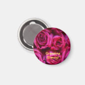 Rose Magnet (Vorderseite/Rückseite)