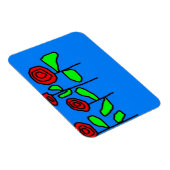 Rose-Magnet Magnet (Rechte Seite)