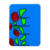 Rose-Magnet Magnet (Vertikal)