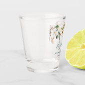 Rose Magnolia Green Junggeselinnen-Abschied Schnapsglas (Links)