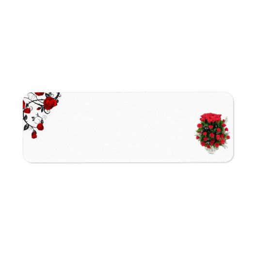 Rose-Mailing-Labels (Vorne)