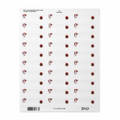 Rose-Mailing-Labels (Vorne)