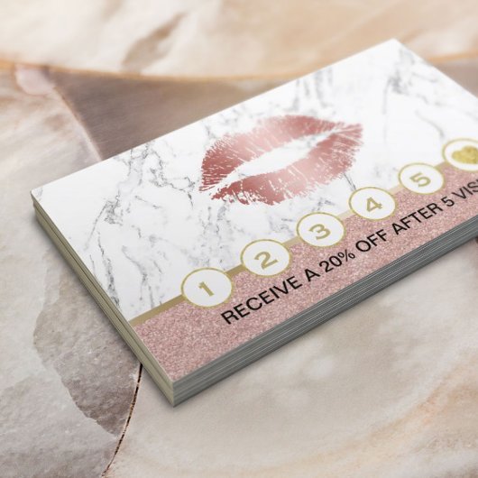 Rose Makeup Artist Treuekarte