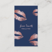 Rose Makeup Artist Visitenkarte (Vorderseite)