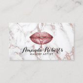 Rose Makeup Artist Visitenkarte (Vorderseite)