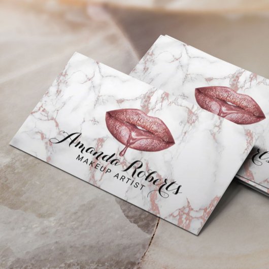 Rose Makeup Artist Visitenkarte