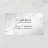 Rose Makeup Artist Visitenkarte (Rückseite)