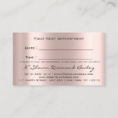 Rose Makeux Frische Pasta machen Terminkarte (Rückseite)