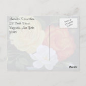 Rose Malen Vielen Dank Postkarte (Rückseite)