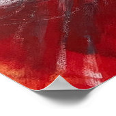 Rose Malerei Textural Poster (Ecke)