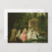 Rose Malmaison, c.1867 Postkarte (Vorne/Hinten)