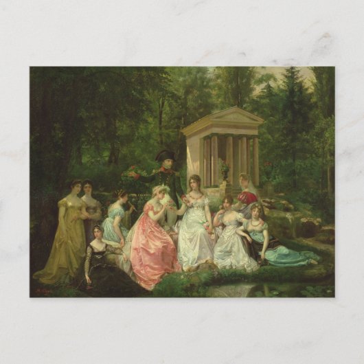 Rose Malmaison, c.1867 Postkarte (Vorderseite)